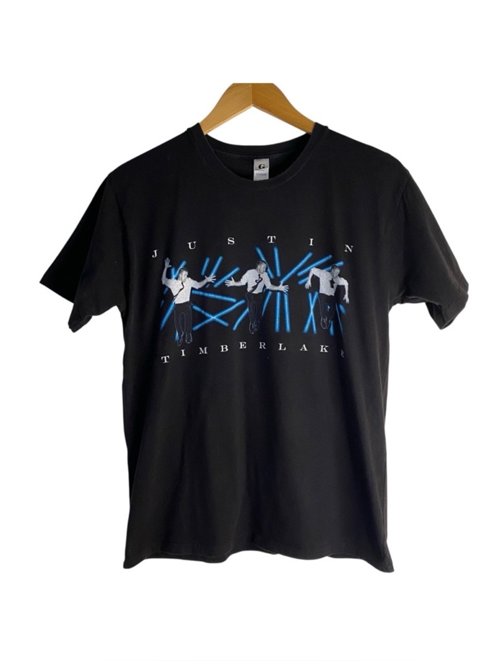 Justin Timberlake 2007 FutureSex/LoveShow Concert Black Almost Vintage T-shirt M